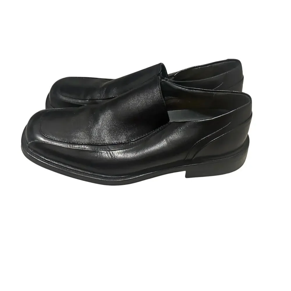 Dockers Men's 8 Black Emptor Slip On Synthetic Leather Round Toe Dress Shoe